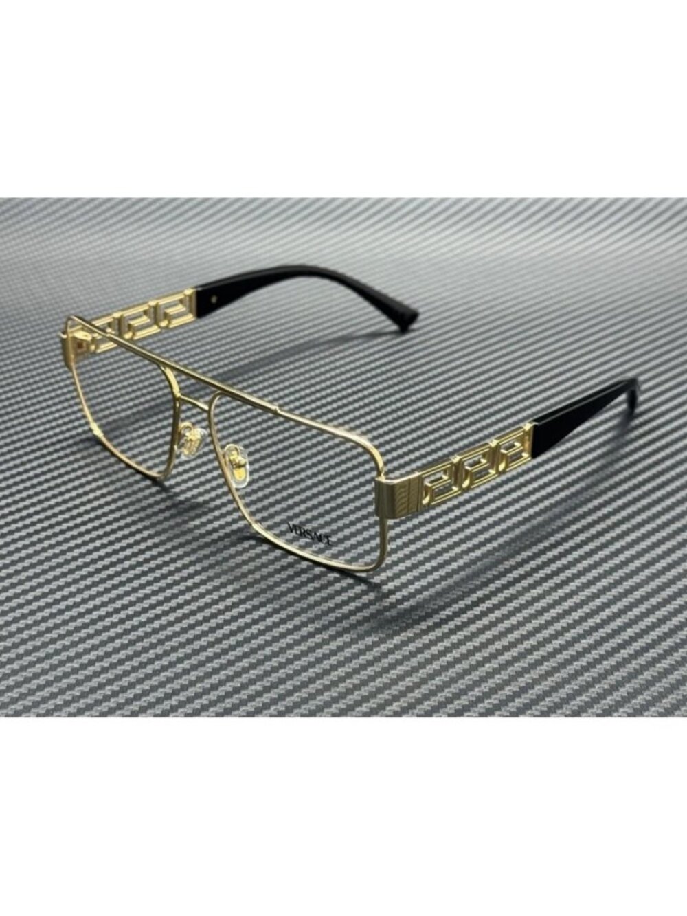New Versace Men Gold Eyeglasses 56-14-145